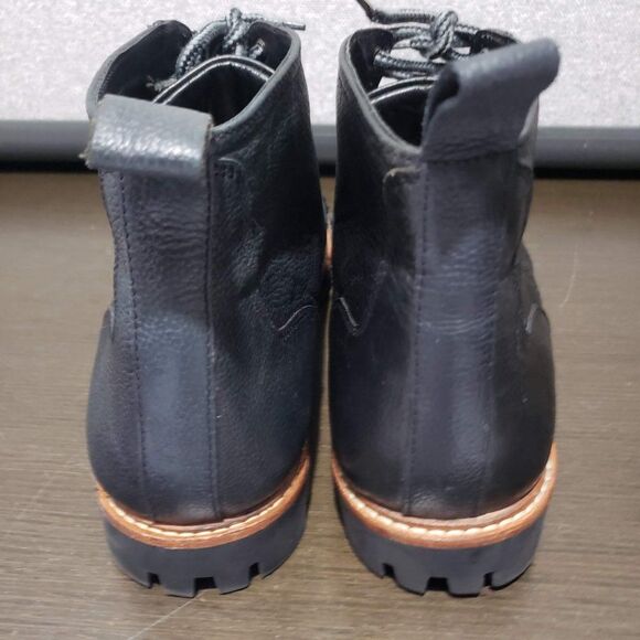 Ben Sherman Black Leather Boots Lace Up 11 EUR 44 main image 4